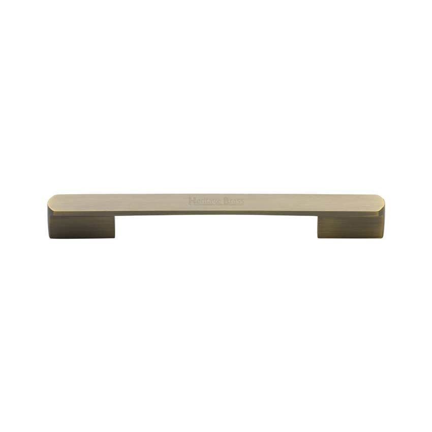 Bridge Cabinet Pull Handle in Antique Brass - C3684-AT