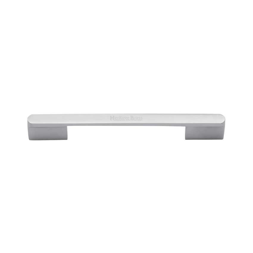 Bridge Cabinet Pull Handle in Satin Chrome - C3684-SC