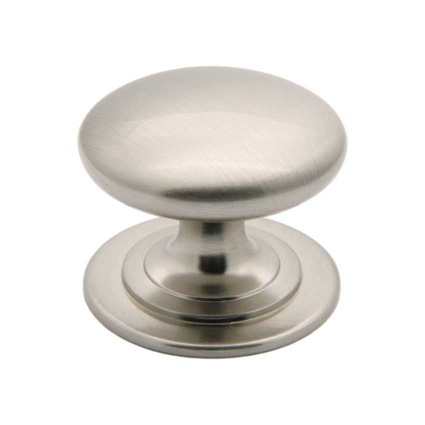 Jedo Plain Cupboard Knob- Satin Nickel- JV47ASN