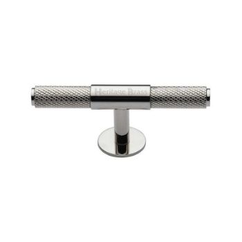 Knurled Fountain Cabinet Knob in Polished Nickel - C4463 60-PNF Knurled Fountain Cabinet Knob in Polished Nickel - C4463 60-PNF