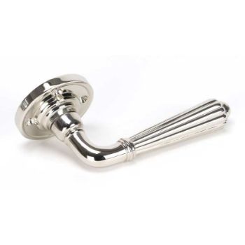 Polished Nickel Hinton Lever on Rose - Unsprung - 50082