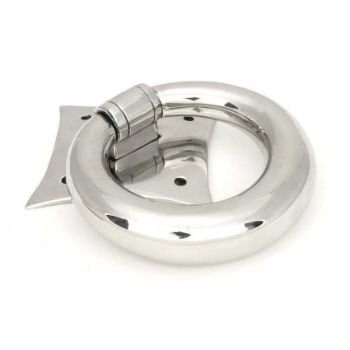 Polished Marine Stainless Steel (316) Ring Door Knocker - 49805