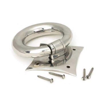 Polished Marine Stainless Steel (316) Ring Door Knocker - 49805