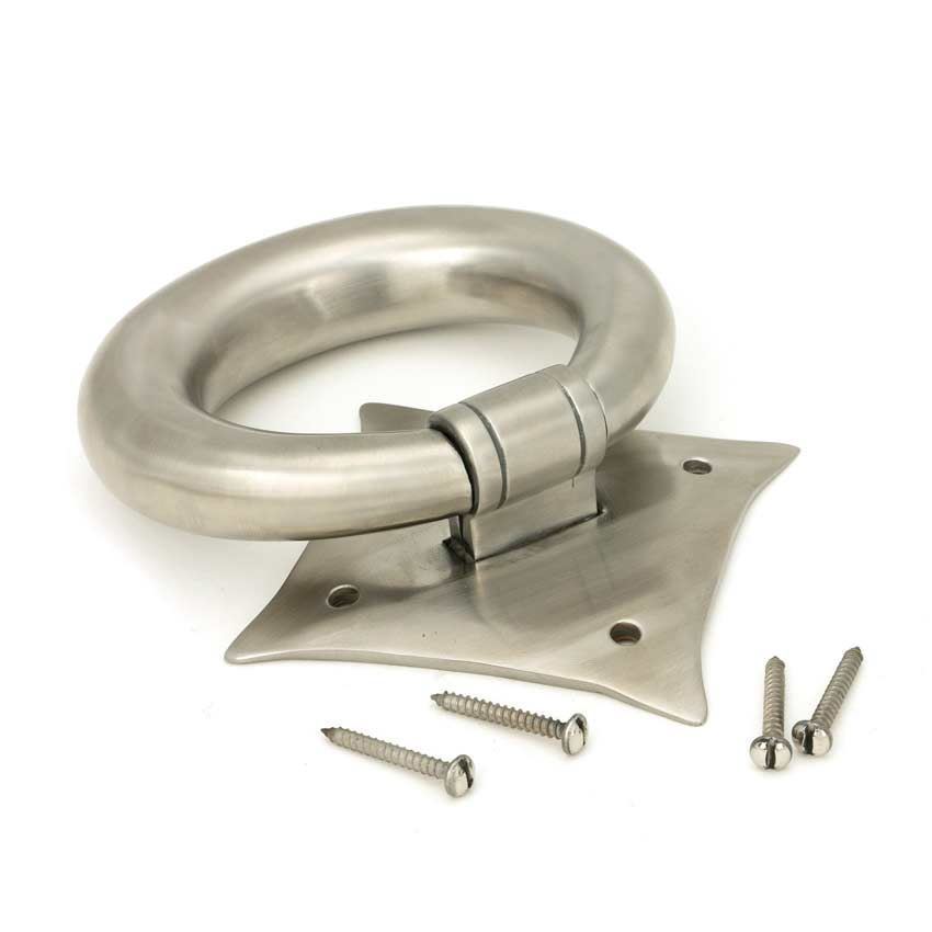 Simply Door Handles, Satin Marine Stainless Steel (316) Ring Door ...