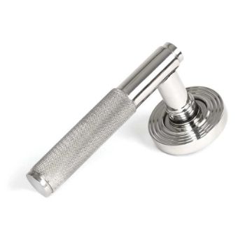 Polished Marine Stainless Steel (316) Brompton Lever on a Beehive Rose - 49846