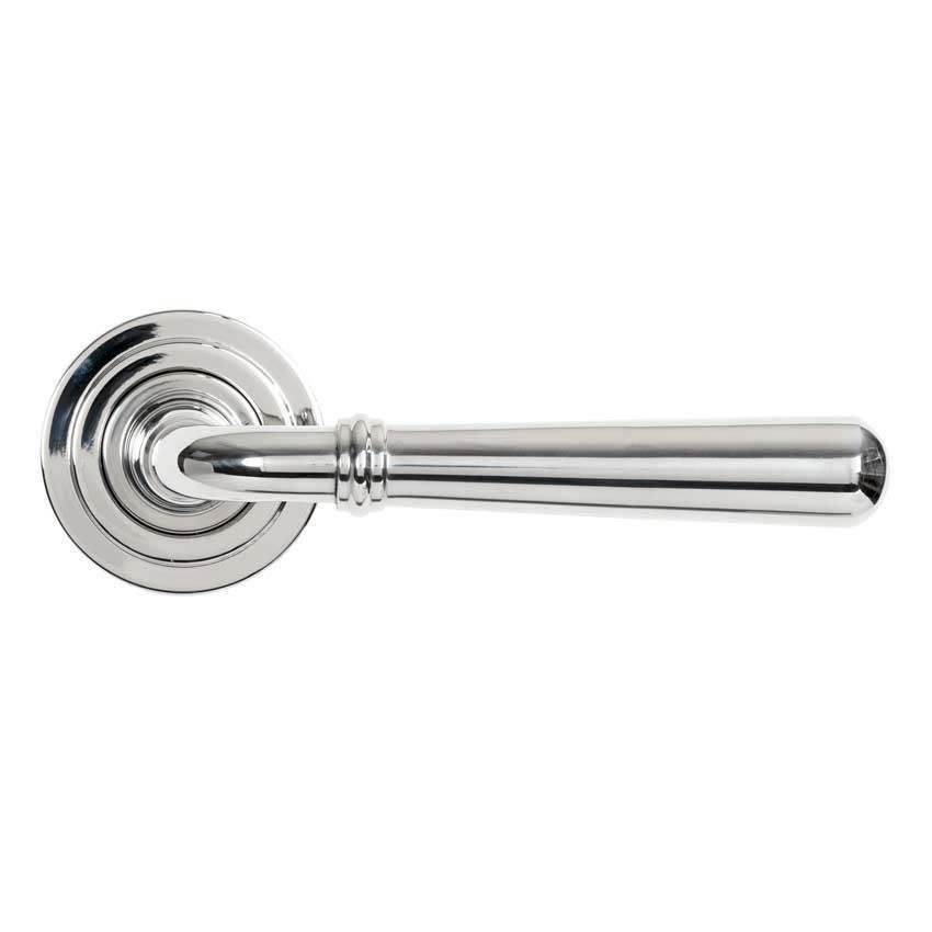 Polished Marine Stainless Steel (316) Newbury Lever on an Art Deco Rose - 46515