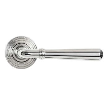 Polished Marine Stainless Steel (316) Newbury Lever on a Beehive Rose - 46516