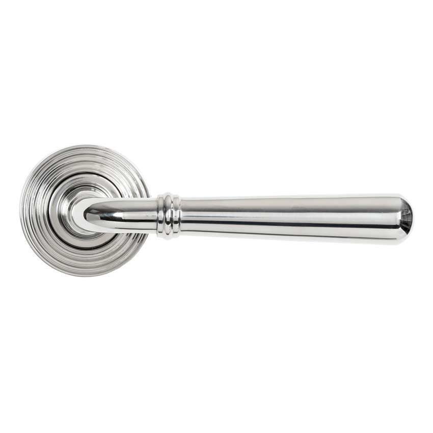 Polished Marine Stainless Steel (316) Newbury Lever on a Beehive Rose - 46516