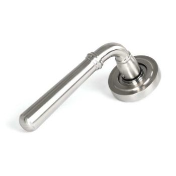 Satin Marine Stainless Steel (316) Newbury Lever on an Art Deco Rose - 46511 