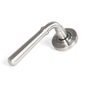 Satin Marine Stainless Steel (316) Newbury Lever on a Beehive Rose - 46512 