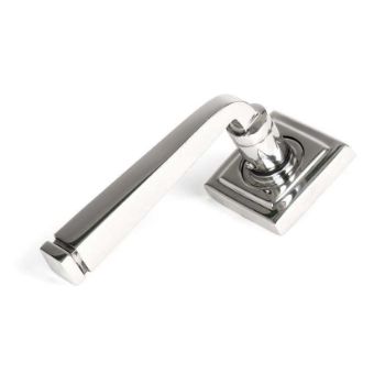 Polished Marine Stainless Steel (316) Avon Lever on a Square Rose - 49855 