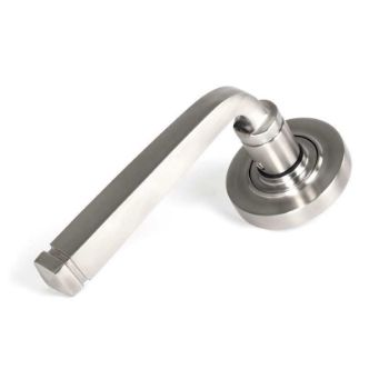 Satin Marine Stainless Steel (316) Avon Lever on a Plain Rose - 49848