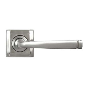 Satin Marine Stainless Steel (316) Avon Lever on a Square Rose - 49851 