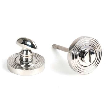 Polished Marine Stainless Steel (316) Thumbturn on a Beehive Rose - 49862