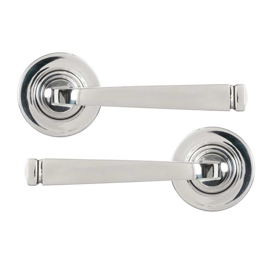 Polished Marine Stainless Steel (316) Avon Lever on a Plain Rose - 50077