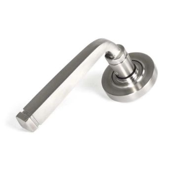 Satin Marine Stainless Steel (316) Avon Lever on a Plain Rose - 50073