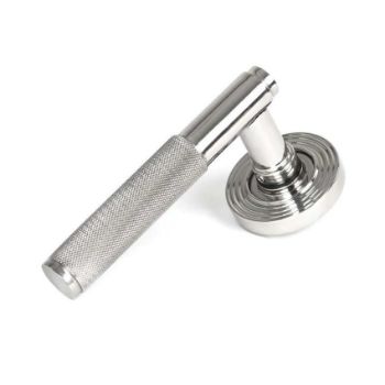 Polished Marine Stainless Steel (316) Brompton Lever on a Beehive Rose - 50071