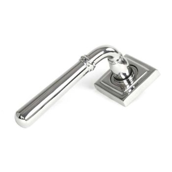 Polished Marine Stainless Steel (316) Newbury Lever on a Square Rose - 46543 