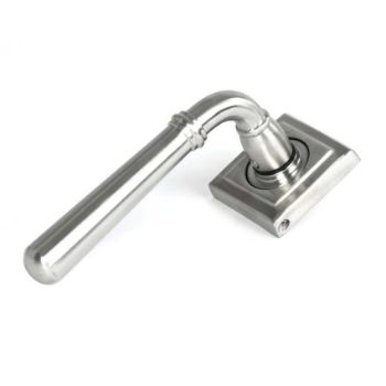 Satin Marine Stainless Steel (316) Newbury Lever on a Square Rose - 46539