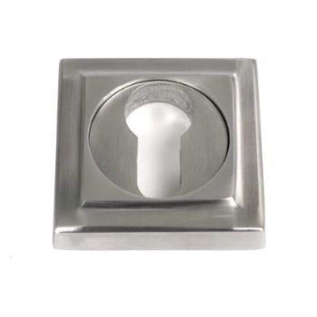 Satin Marine Stainless Steel (316) Square Euro Escutcheon - 49875