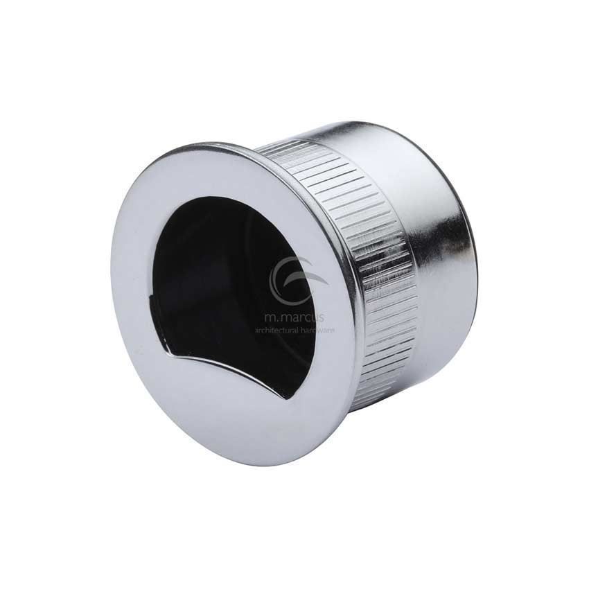 Polished Chrome Sliding Door Pull Ring - RD373-PC 