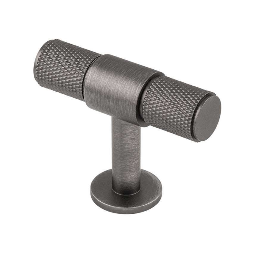 KNURLED T-BAR KNOB - Anthracite - FTD701ANT 