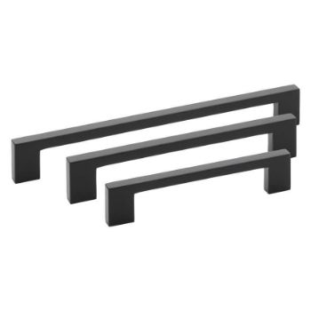 Marco Cupboard Pull Handle in Black - AW837-BL