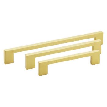 Marco Cupboard Pull Handle in Satin Brass - AW837-SB