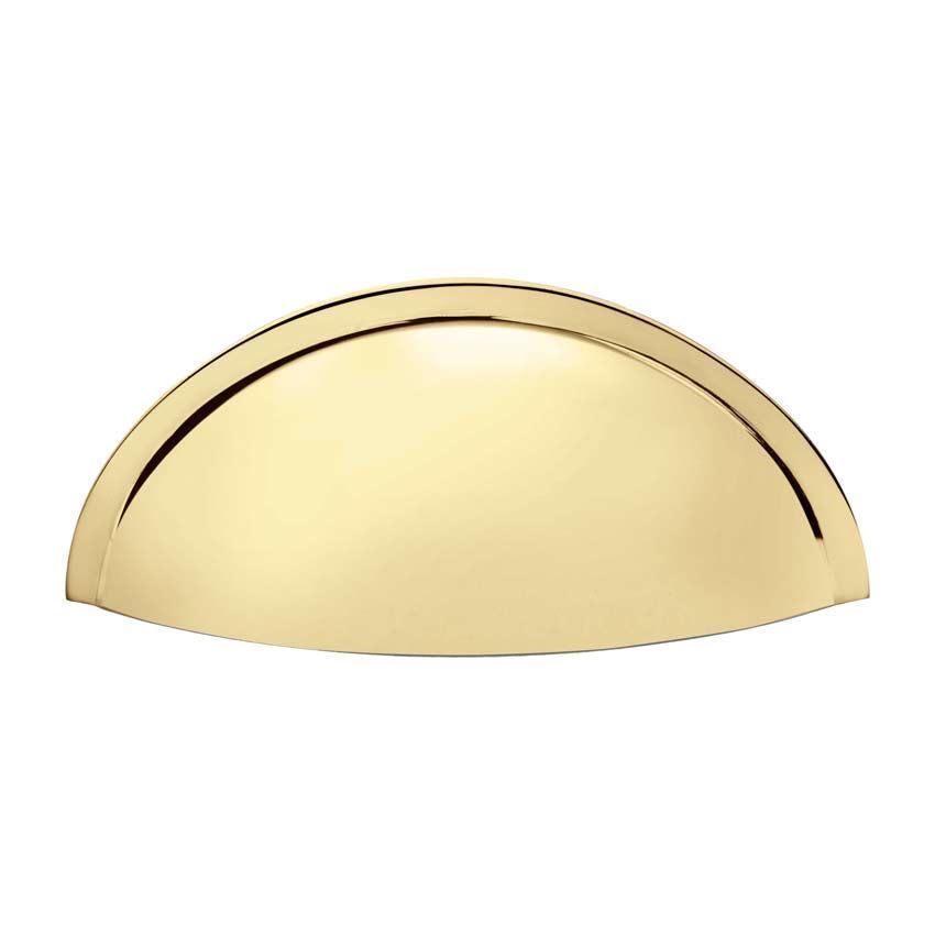 Quieslade Cup Handle in Polished Brass - AW909PB