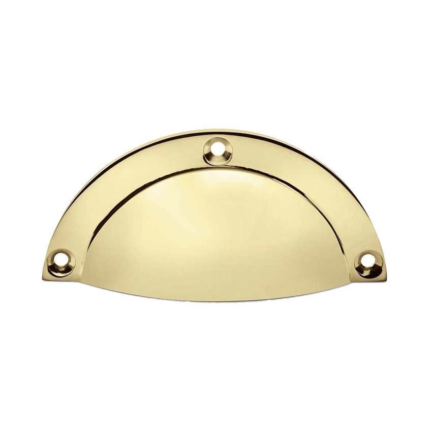 Raoul Cup Handle in Polished Brass - AW910PB