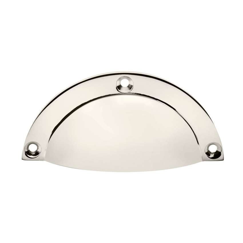 Raoul Cup Handle in Polished Nickel - AW910PN