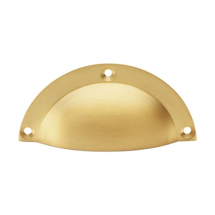 Raoul Cup Handle in Satin Brass - AW910SB