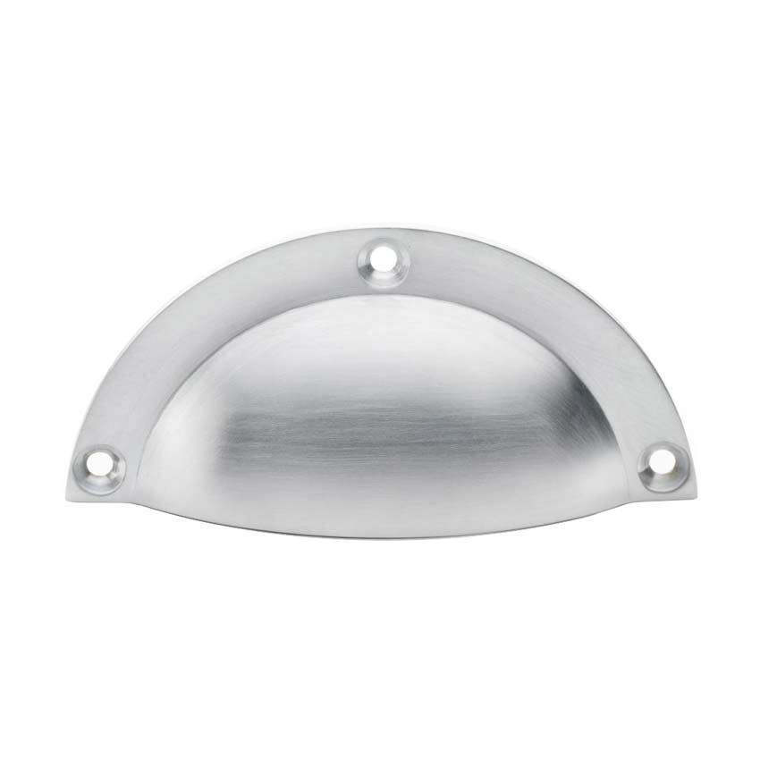Raoul Cup Handle in Satin Chrome - AW910SC