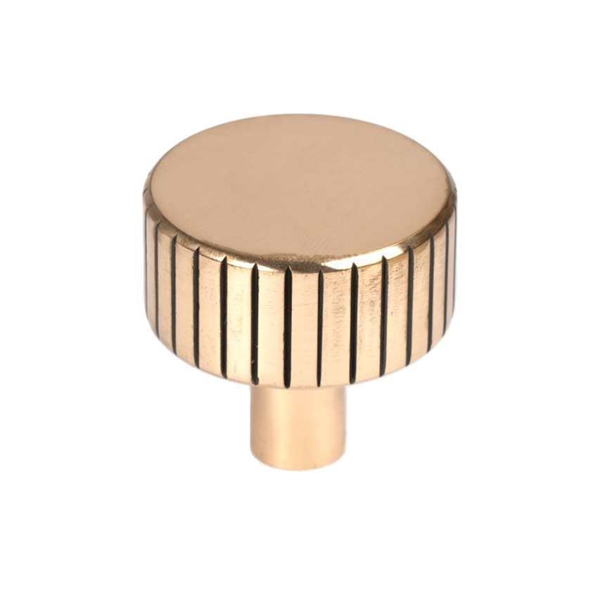 Polished Bronze Judd Cabinet Knob - 50473