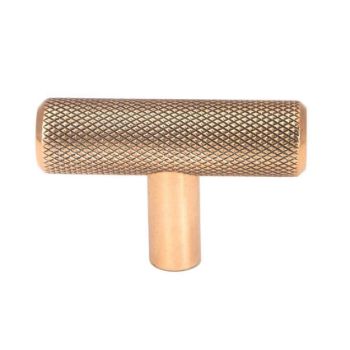 Polished Bronze Brompton T-Bar Cupboard Handle - 50587