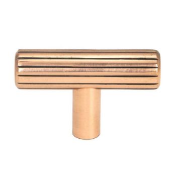 Polished Bronze Judd T-Bar Cupboard Handle - 50591