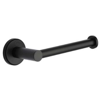 Toilet Roll Holder in a Matt Black Finish - OXF-PAPER-BLK Toilet Roll Holder in a Matt Black Finish - OXF-PAPER-BLK