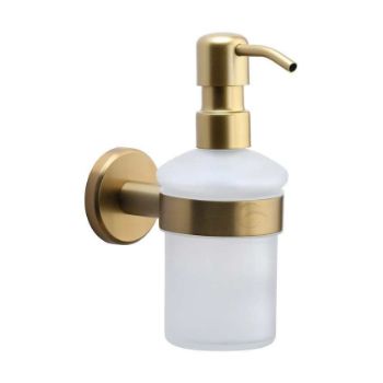 Soap Dispenser in Satin Brass - OXF-SOAP-SB Soap Dispenser in Satin Brass - OXF-SOAP-SB