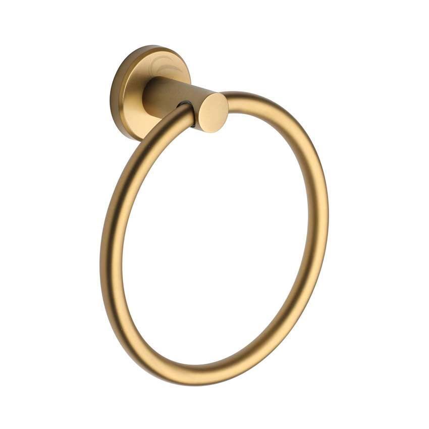 Towel Ring in Satin Brass - OXF-RING-SB