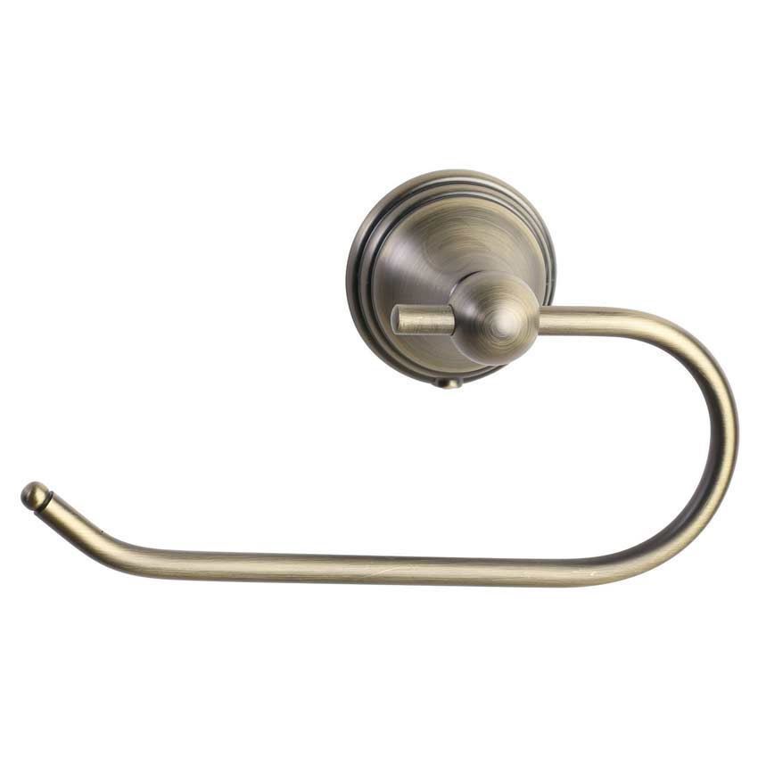 Toilet Roll Holder in Matt Antique Brass - CAM-PAPER-MA