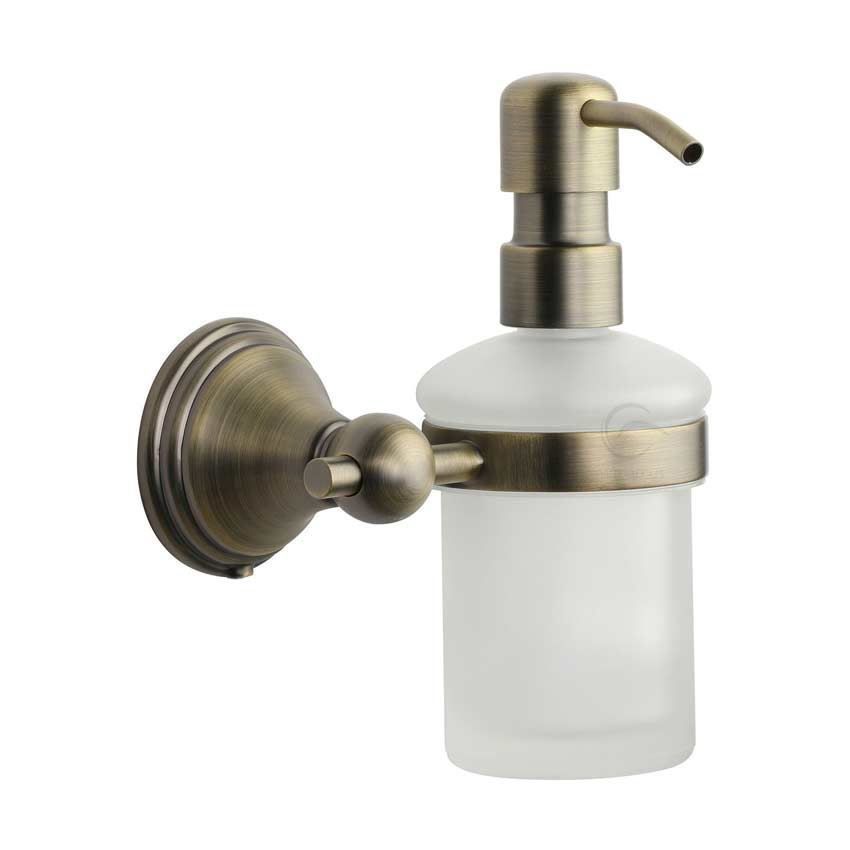 Soap Dispenser in Matt Antique Brass - CAM-SOAP-MA
