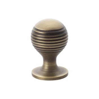 Alexander and Wilks Caesar Cupboard Knob on Round Rose - AW832-AB