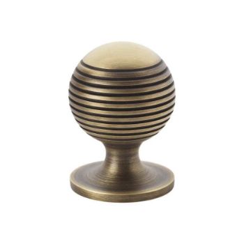 Alexander and Wilks Caesar Cupboard Knob on Round Rose - AW832-AB