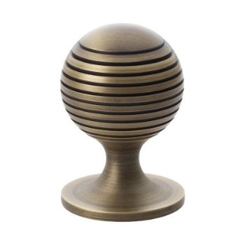 Alexander and Wilks Caesar Cupboard Knob on Round Rose - AW832-AB