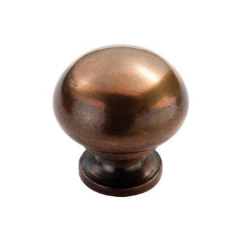 Solid Bronze Mushroom Cupboard Knob - FTD1270ABR Solid Bronze Mushroom Cupboard Knob - FTD1270ABR