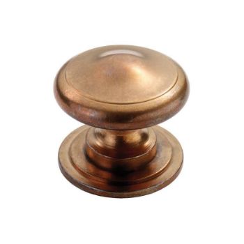 Solid Bronze Cottage Cupboard Knob - FTD1275ABR Solid Bronze Cottage Cupboard Knob - FTD1275ABR