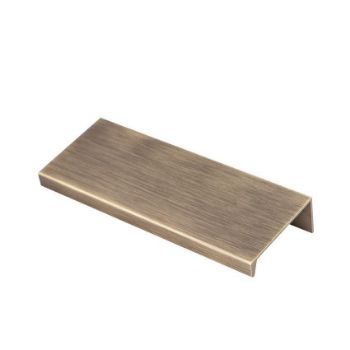 Square Edge Pull in Antique Brass - FTD302AB