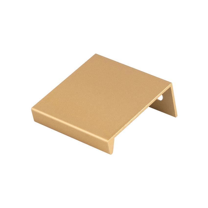 Square Edge Pull in Satin Brass - FTD302SB 