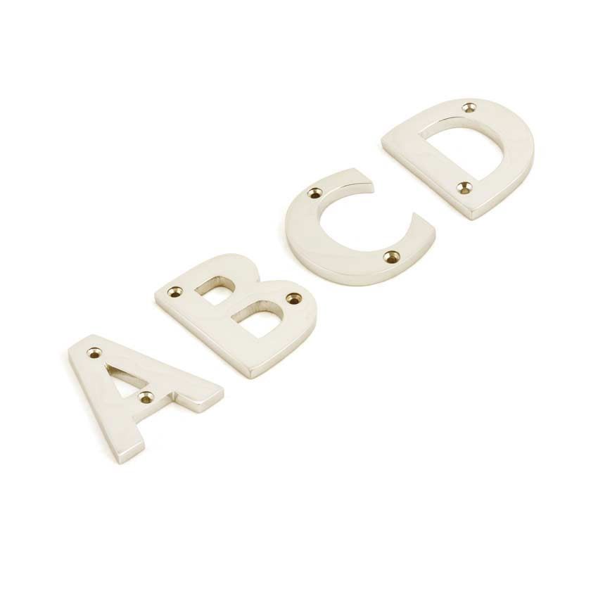From The Anvil Polished Nickel Letters - 90303A 
