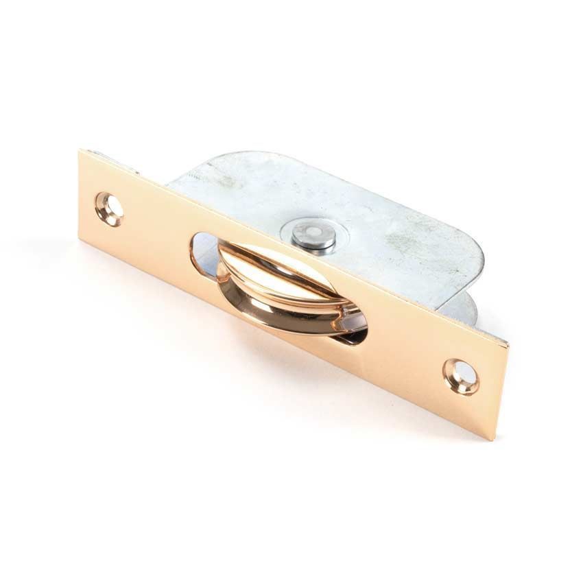 Polished Bronze From The Anvil Sash Pulley - 47074